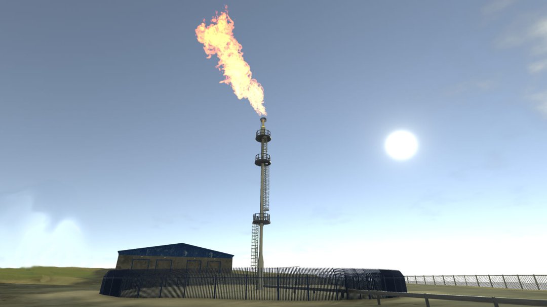 3D Simulation Gas Flare_Major Emergency Management